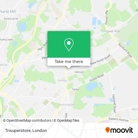 Trisuperstore map
