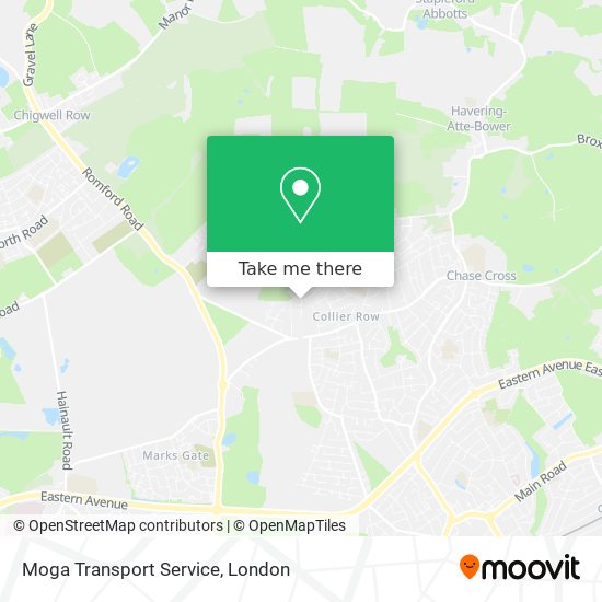 Moga Transport Service map