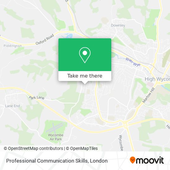 Professional Communication Skills map