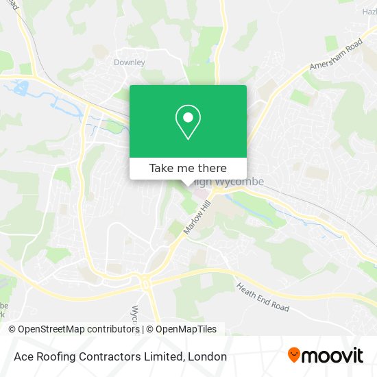 Ace Roofing Contractors Limited map