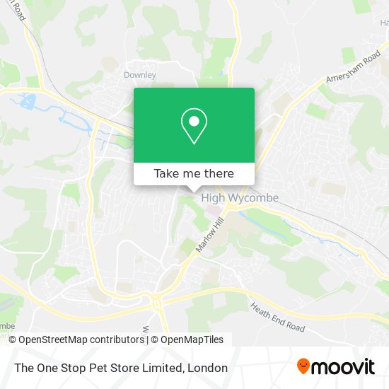 The One Stop Pet Store Limited map