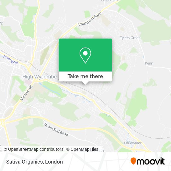 Sativa Organics map