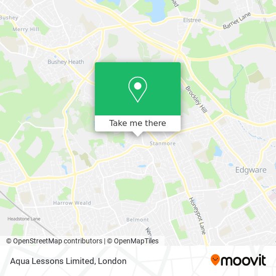 Aqua Lessons Limited map