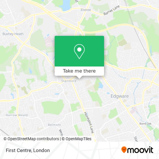 First Centre map