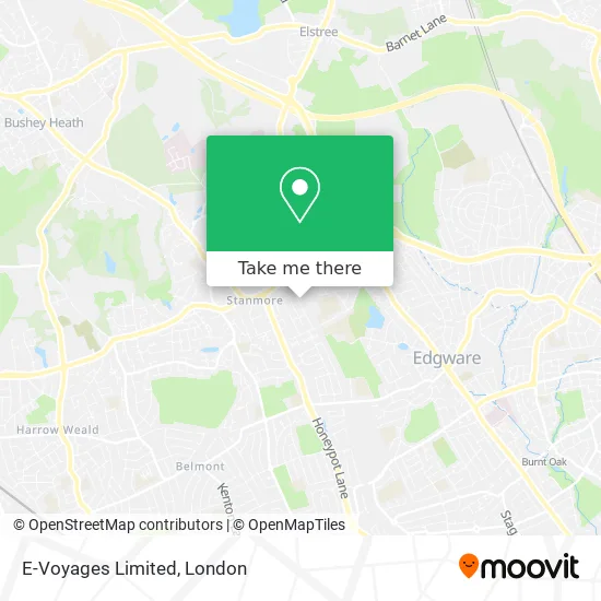 E-Voyages Limited map