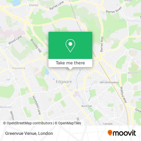 Greenvue Venue map