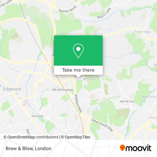 Brew & Blow map