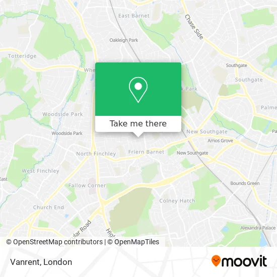 Vanrent map