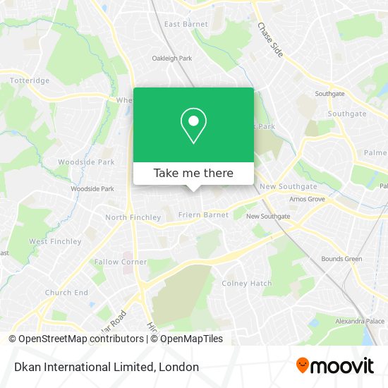Dkan International Limited map