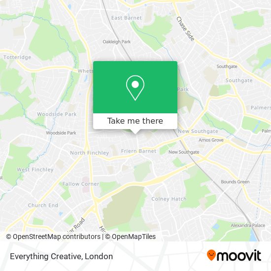 Everything Creative map