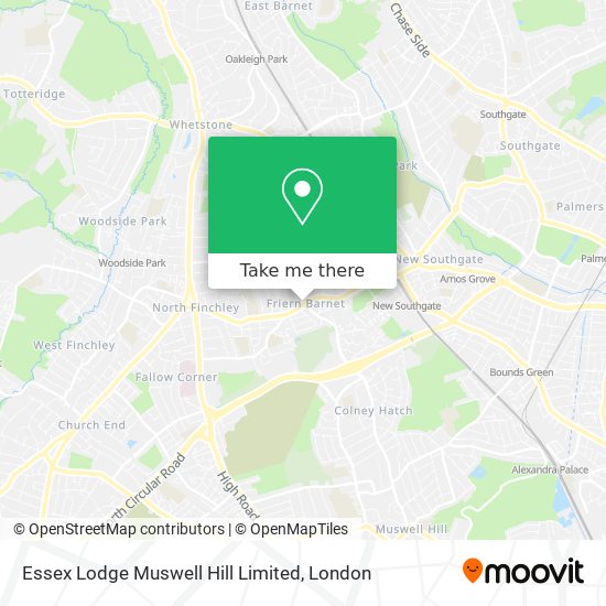 Essex Lodge Muswell Hill Limited map