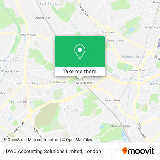 DWC Accounting Solutions Limited map