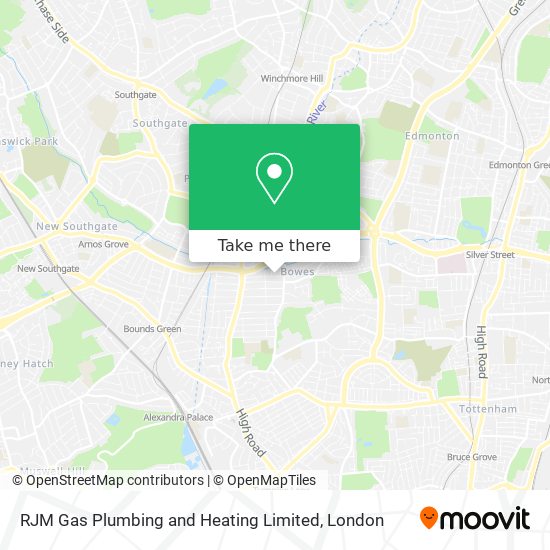 RJM Gas Plumbing and Heating Limited map