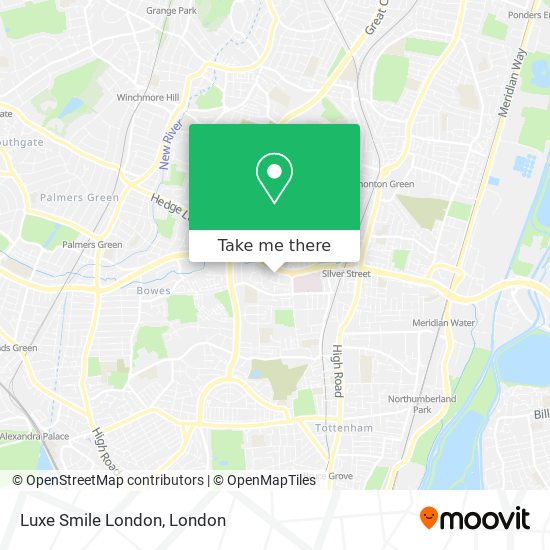 Luxe Smile London map