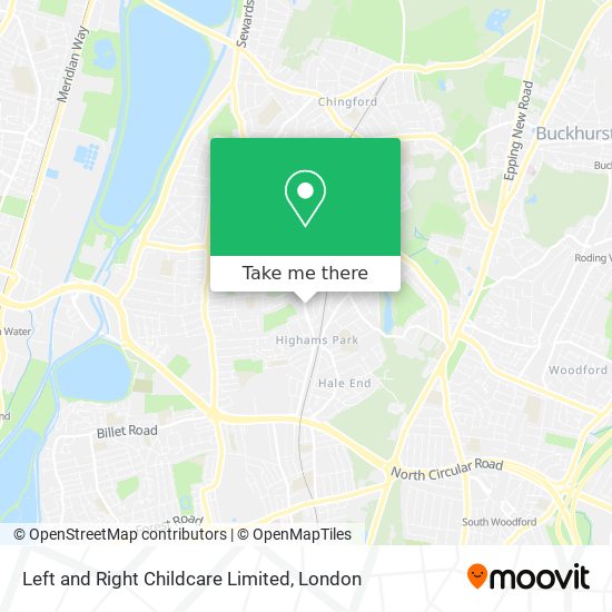 Left and Right Childcare Limited map