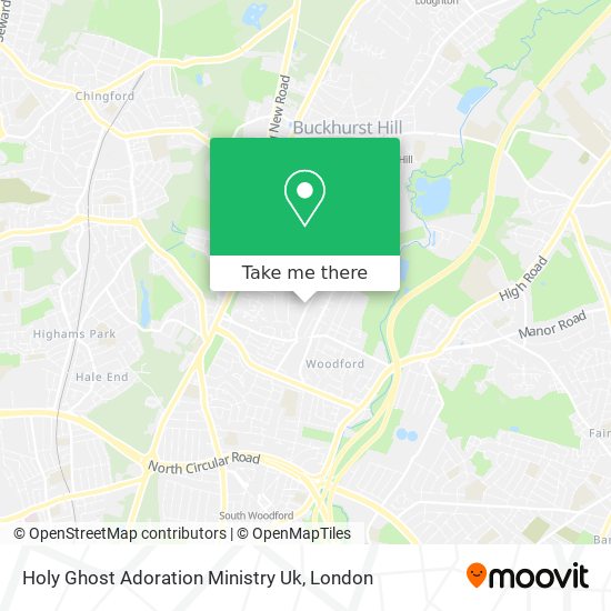 Holy Ghost Adoration Ministry Uk map