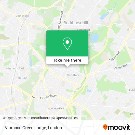 Vibrance Green Lodge map