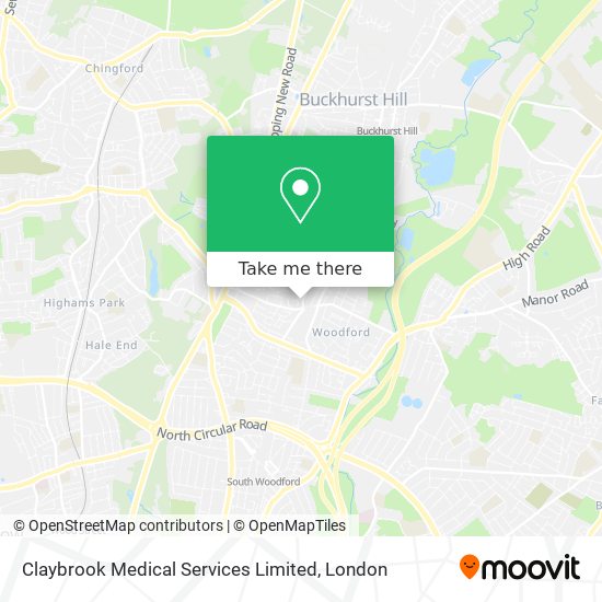 Claybrook Medical Services Limited map