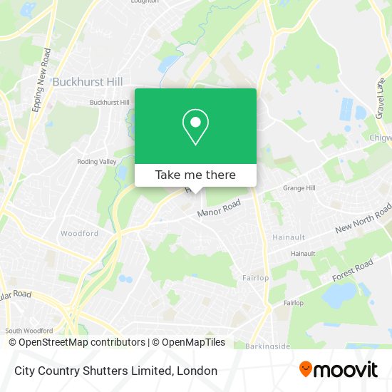 City Country Shutters Limited map