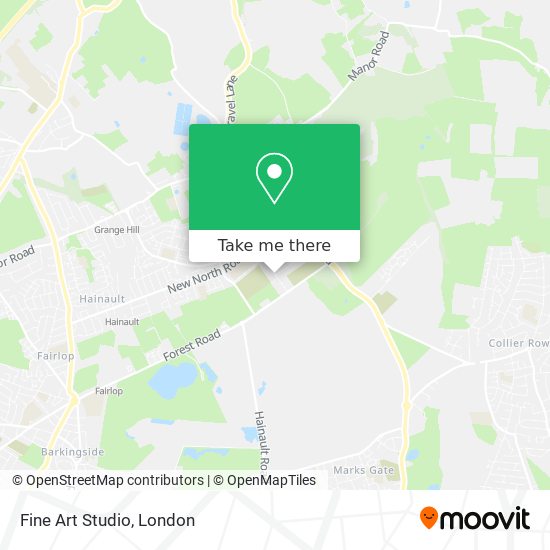 Fine Art Studio map