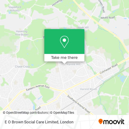E O Brown Social Care Limited map