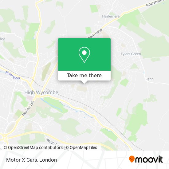 Motor X Cars map