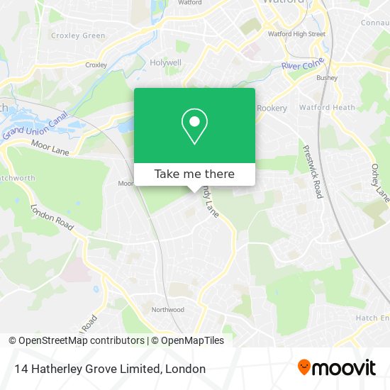 14 Hatherley Grove Limited map