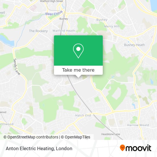 Anton Electric Heating map