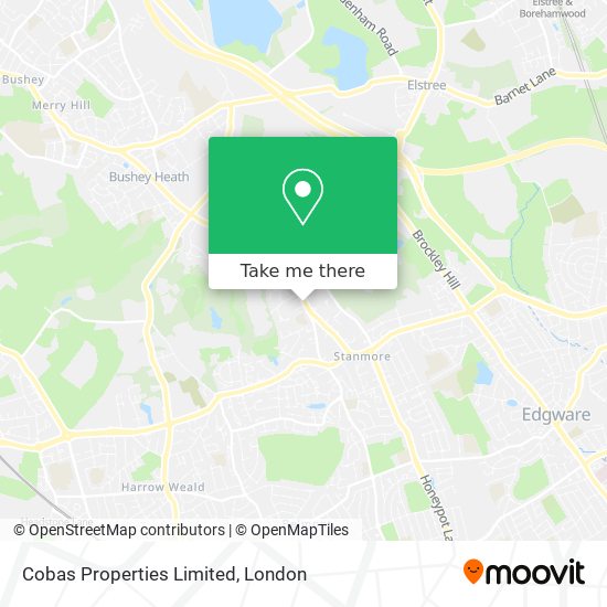 Cobas Properties Limited map