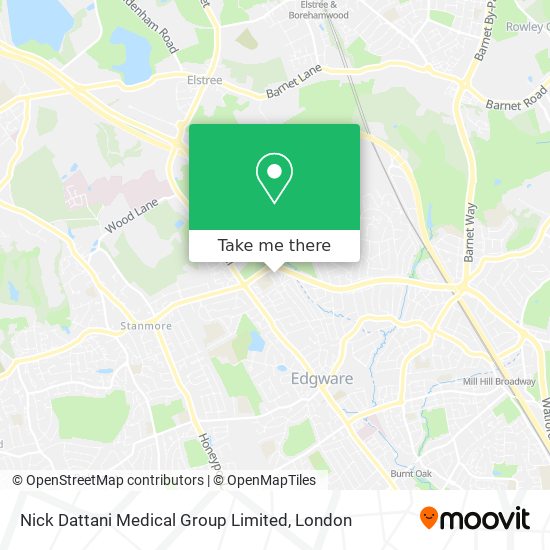 Nick Dattani Medical Group Limited map