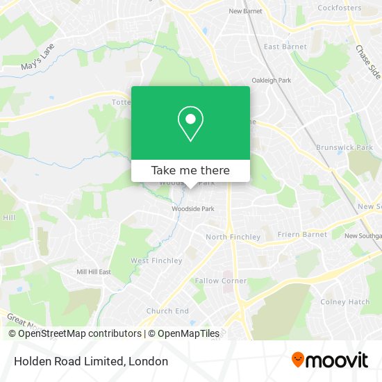 Holden Road Limited map