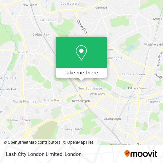 Lash City London Limited map