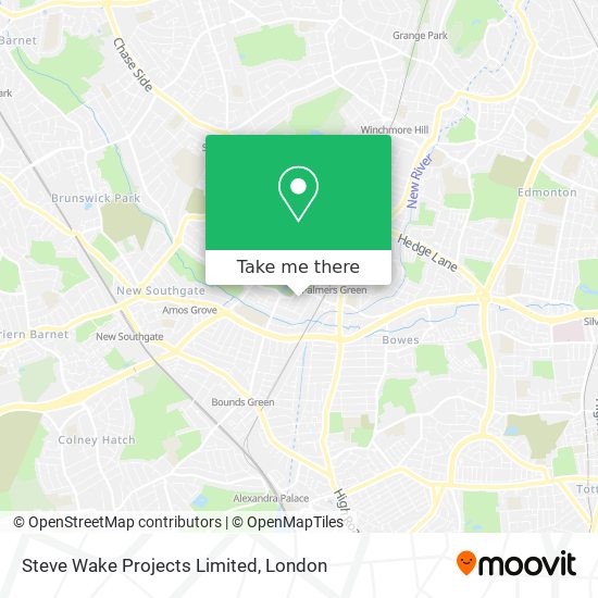 Steve Wake Projects Limited map
