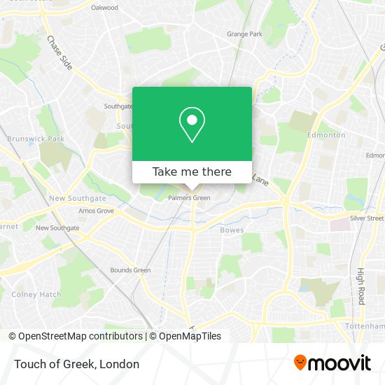 Touch of Greek map