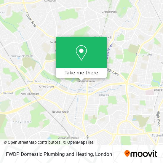 FWDP Domestic Plumbing and Heating map