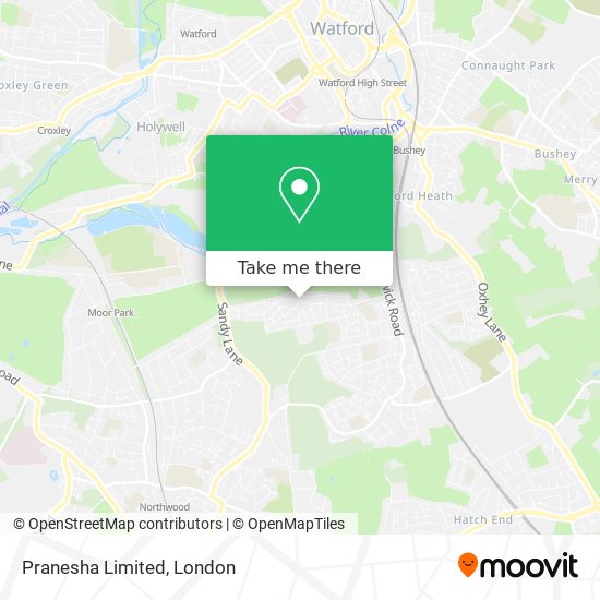 Pranesha Limited map