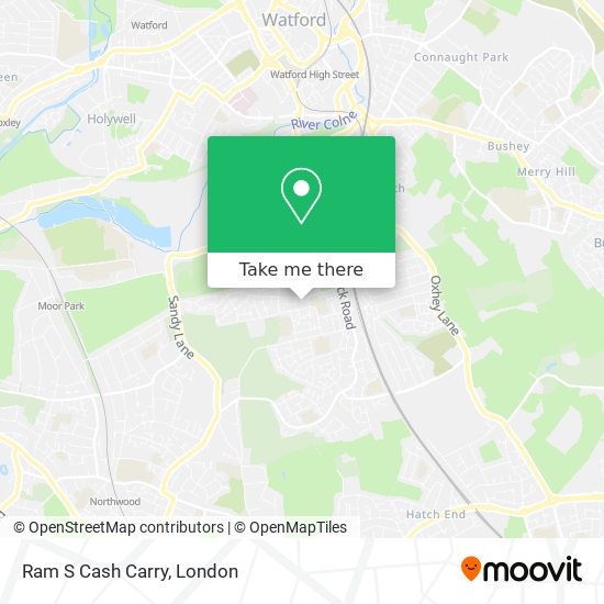 Ram S Cash Carry map