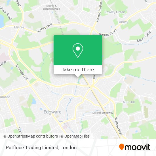 Patfloce Trading Limited map