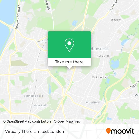 Virtually There Limited map