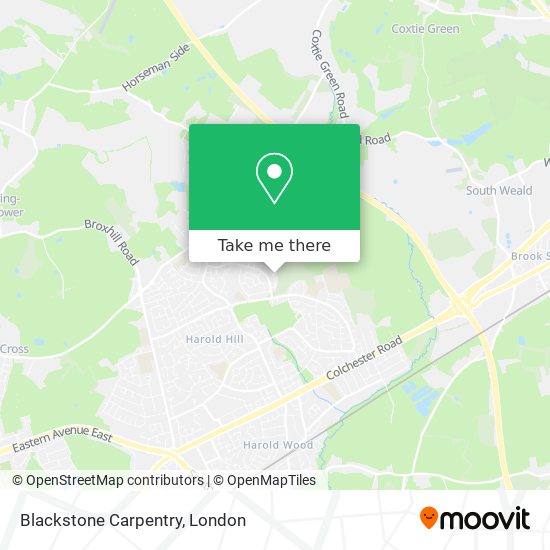 Blackstone Carpentry map