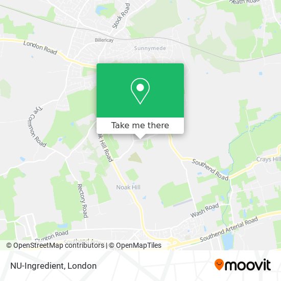NU-Ingredient map