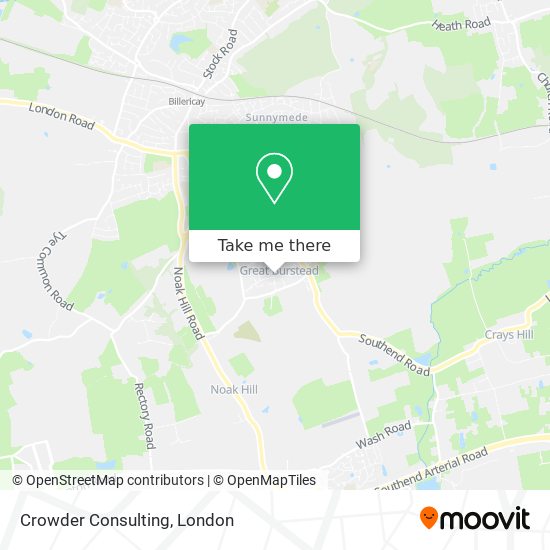 Crowder Consulting map