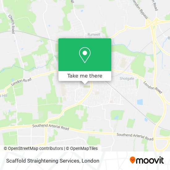 Scaffold Straightening Services map