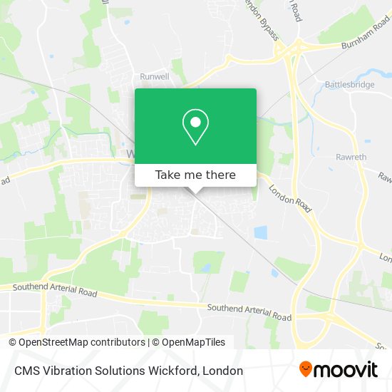 CMS Vibration Solutions Wickford map