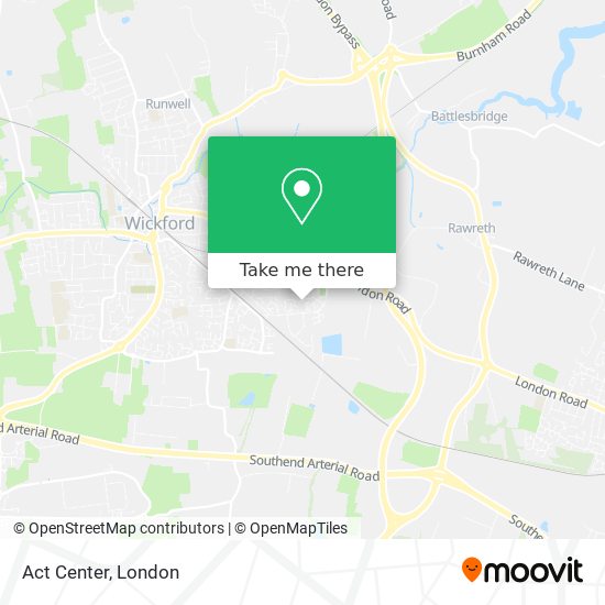 Act Center map