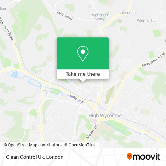 Clean Control Uk map