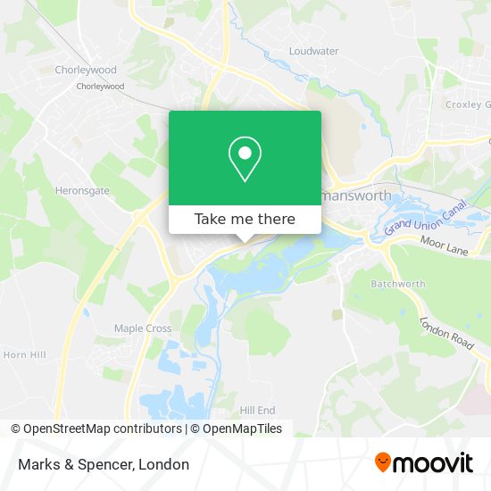Marks & Spencer map