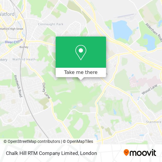 Chalk Hill RTM Company Limited map