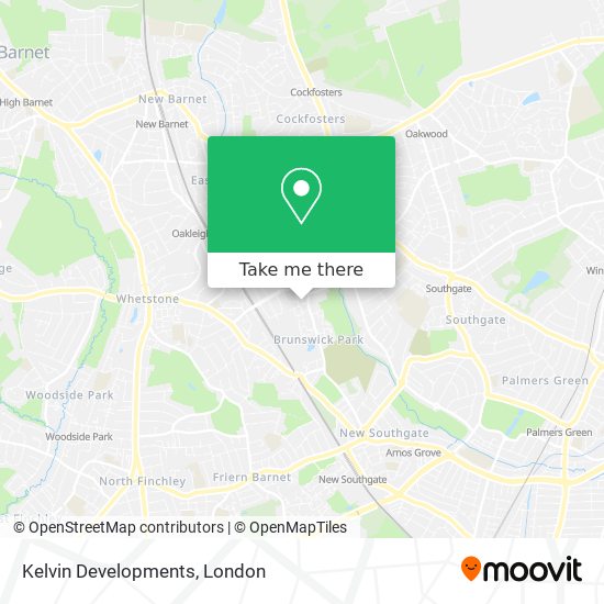 Kelvin Developments map