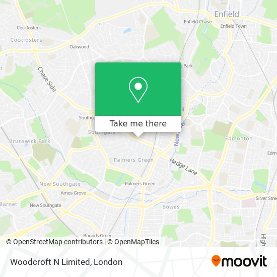 Woodcroft N Limited map